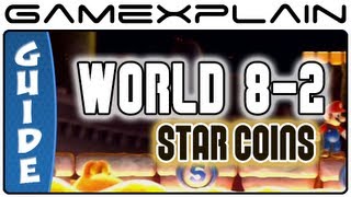 New Super Mario Bros. U - Peach's Castle-2 Magma-River Cruise Star Coins Guide & Walkthrough