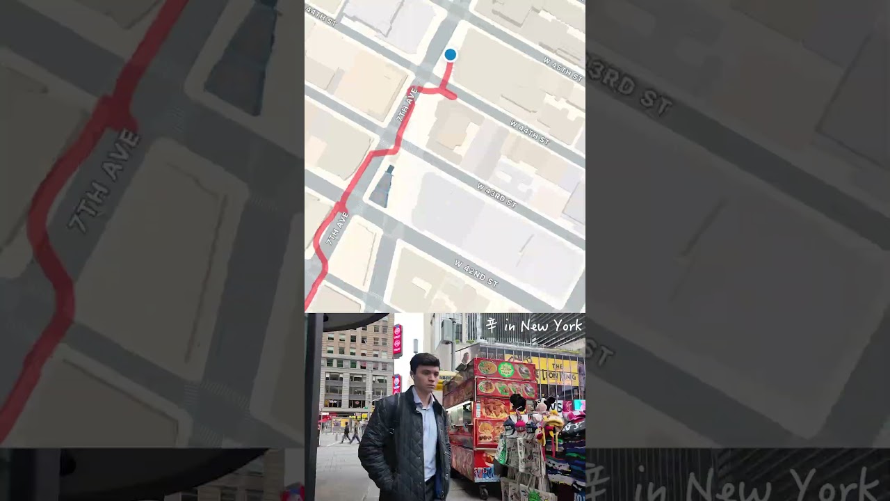 신라면 in New York, 뉴욕에서 따라해본 신라면 GPS 드로잉 | #신라면  #shinramyun #newyork