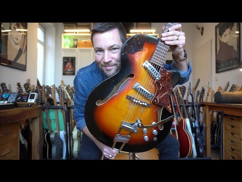 VIDEO! Framus 5/110 Atlantik Thinline Guitar ~1965 made in Germany image 14