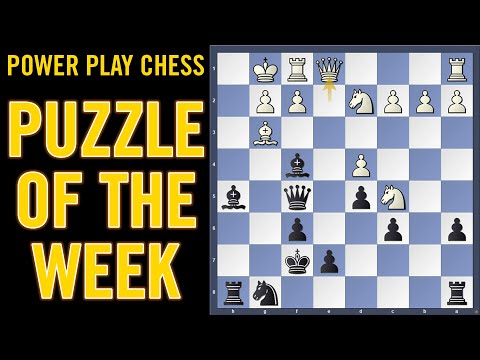 Chess puzzle of the week - BLACK TO PLAY | Marija Zvereva vs Tanja Tuominen, Eur. Teams Women 2025