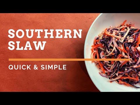 Southern Slaw / Coleslaw for BBQ and Pulled Pork