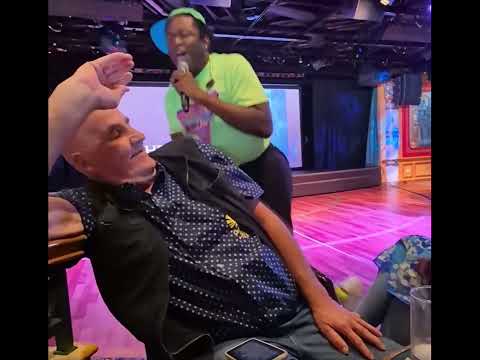 Thumbnail for During the 2025, Christmas New Year Cruise of New Zealand, random music quiz on the Diamond Princess