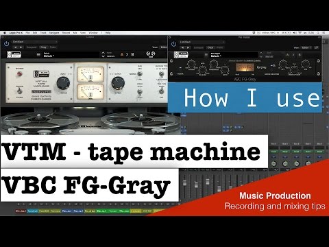 Slate Digital - How to use Tape machine (VTM)  and bus compressor (VBC FG - Gray)