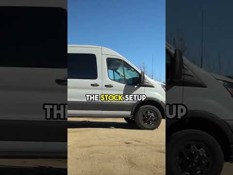 Upgrade your Ford Transit with bigger tires and a lift kit! 🚚💪 #offroad #FordTransit