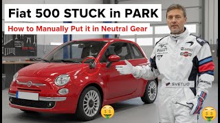 EMERGENCY FIX: Fiat 500 Shift Lock Override to get it in Neutral (DIY Tutorial)