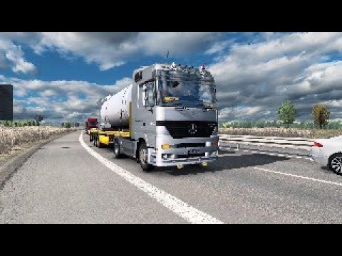 ETS2 1.37 ProMods 2.46 Mercedes Mp1 from Izmir To Sakaeya +JBX Graphics 2