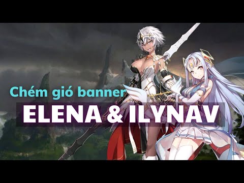 Chém gió banner Elena và Ilynav - Epic Seven