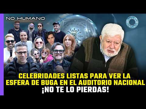 Celebridades listas para ver la ESFERA DE BUGA en el Auditorio nacional ¡No te lo pierdas!
