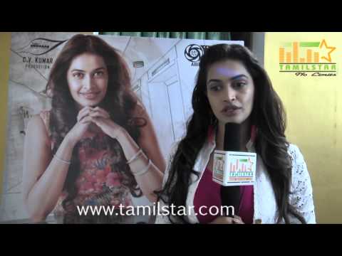 Salony Luthra at Sarabam Movie Team Interview