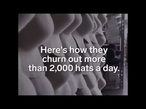 A step-by-step video of how a Stetson Cowboy Hat is made with Business Insider
