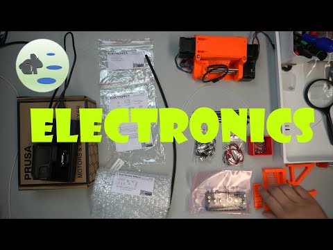 Prusa i3 MK3S kit Multi Material Upgrade 2S Electronics and MMU2S unit assembly part 1 of 2