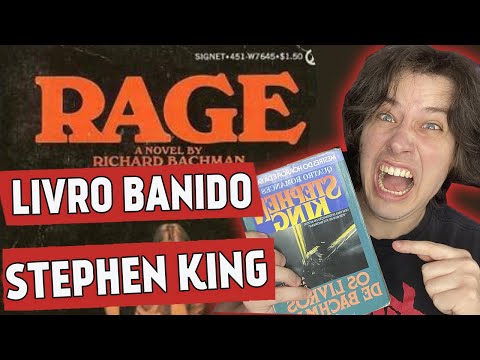 chegou a hora de conversarmos sobre RAGE, o livro BANIDO por STEPHEN KING (+18)