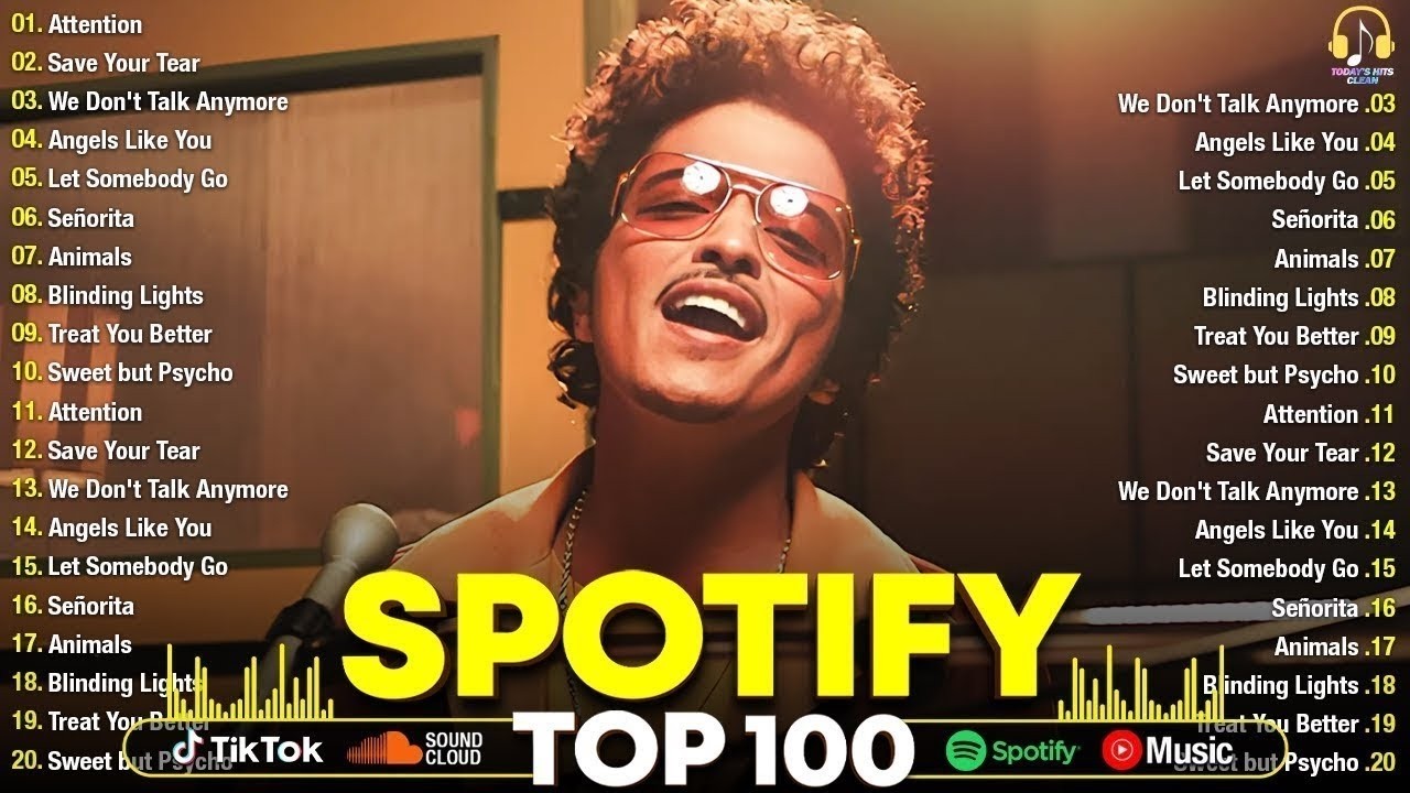 Bruno Mars, Rihanna, The Weeknd, Ed Sheeran, Adele, Dua Lipa, Maroon 5 🍁 Billboard Top 50 This Week