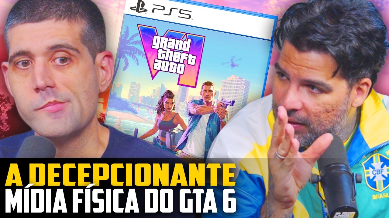 A DECEPCIONANTE MÍDIA FÍSICA do GTA 6