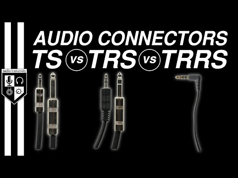 TS vs TRS vs TRRS AUDIO CABLES: What's the Difference?