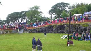 Isle of Skye Highland Games 2015, Tossing the Caber