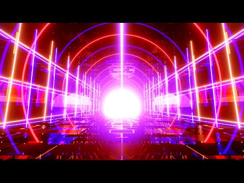 3 Hour 4k Abstract Blue & Pink Relaxing Visuals Metallic Color Neon TV background Video Loop