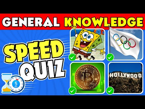 General Knowledge Speed Quiz 📚⏱ | 50 Questions Everyone Should Know ⚡️