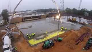 preview picture of video 'Flint EMC Headquarters Final Concrete Slab Pour'