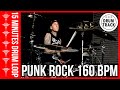 Drum Beat 160 Bpm Groove Drum Track 160 BPM Punk Rock Batería 160 BPM Punk Rock