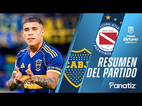 Boca Juniors 1 vs. 0 Argentinos Juniors - Resumen del Partido | #torneoclausura2025