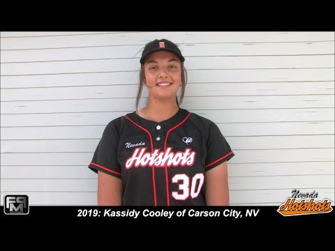 2019 Kassidy Cooley Power Hitting First Base Softball Skills Video - Nevada Hot Shots