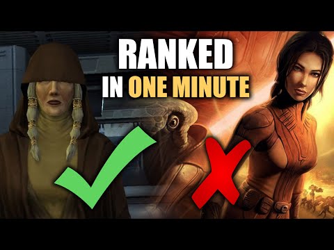 Every KotOR Companion RANKED in One Minute
