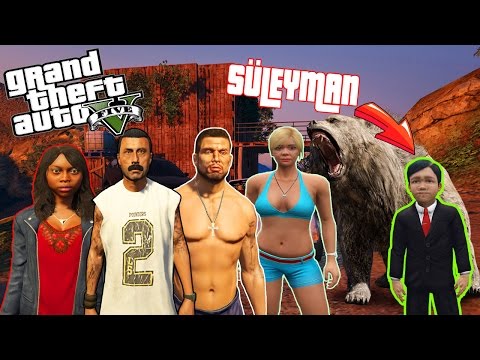 SÜLEYMAN VE ARKADAŞLARI AVDA AYI SALDIRISINA UĞRADI! - GTA 5 GERÇEK HAYAT MODU