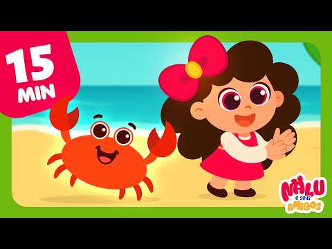 Cantigas de Roda 🎶 Caranguejo Peixe É + A Dona Aranha + A Barata Diz Que Tem | Músicas Infantis
