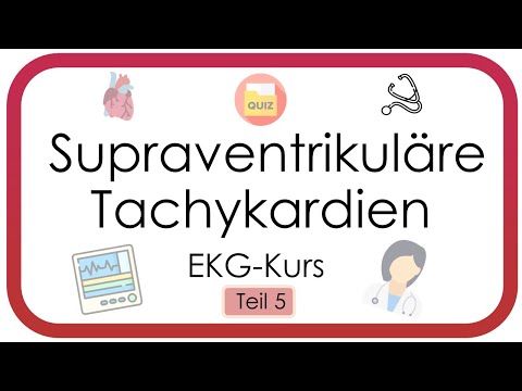 Supraventrikuläre Tachykardien – AVNRT, AVRT, WPW, Delta Welle - EKG-Kurs