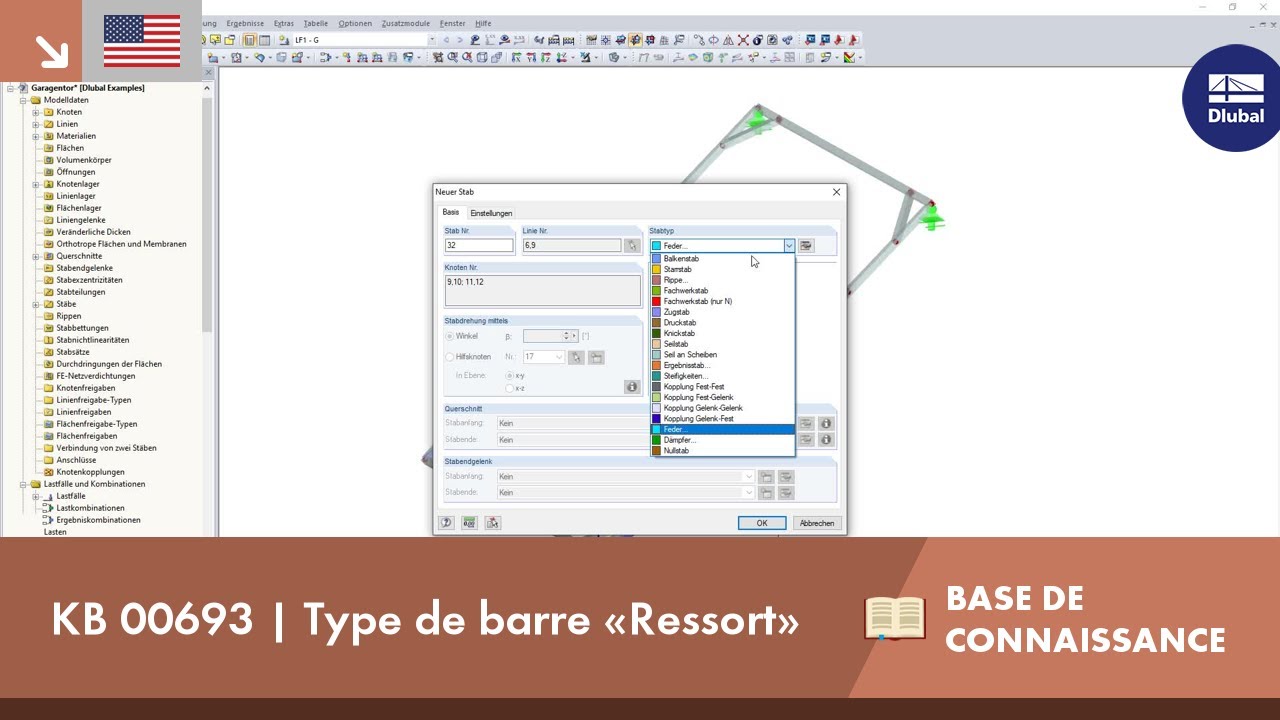 KB 00693 | Type de barre «Ressort»