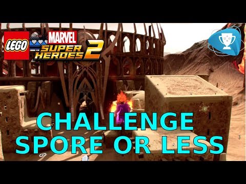 Lego Marvel Super Heroes 2 - Spore or Less Challenge All Spike Spore Locations