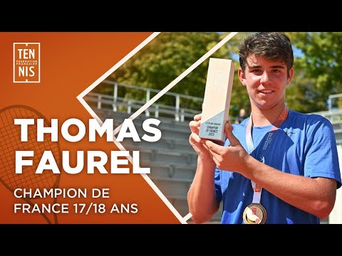 🏆🎙️ La réaction de Thomas Faurel champion de France 17/18 ans | FFT