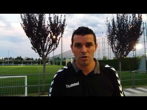 Rueda de prensa Xavi Molist Barça juvenil - Hospitalet