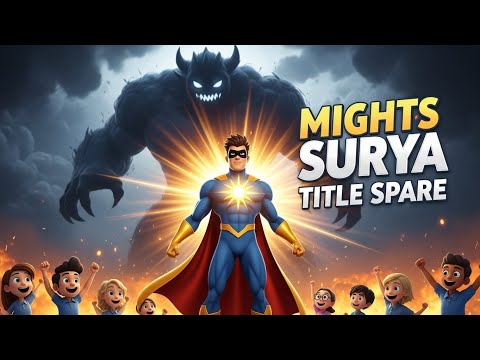 Mighty Surya vs The Dark Cloud Monster ☀️ | Epic Kids Superhero Adventure!