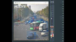 Hurys Radar-Video Fusion Traffic Detector - Multi-Object Classification at Intersections