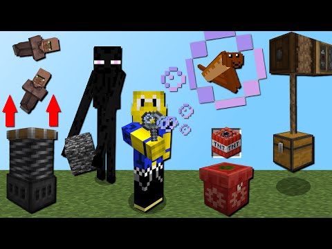 50+ Neue Tricks in Minecraft! (Seifenblasen, Trampolin, Troll Geschenk) - Supplementaries Mod