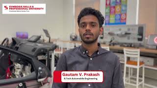 Gautam Prakash placement story | Symbiosis Skills and Professional University | FIAT