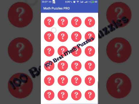 New Math Puzzles 2021 PRO Video