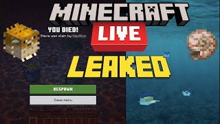 OFFICIAL Leaks | Minecraft Live | NEW Ocean Mob Game Drop!