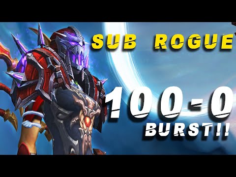 BLASTING DMG! - Sub rogue PVP Bursting guide for Shadowlands Patch 9.0.5 and 9.1 #warcraft #guide