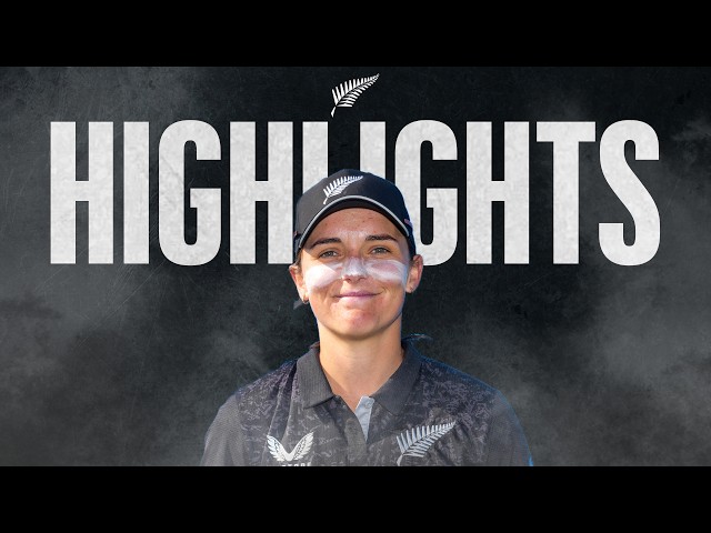 Hat-Trick For Melie Kerr! | Highlights And Interviews | New Zealand v Zimbabwe | 3rd ODI