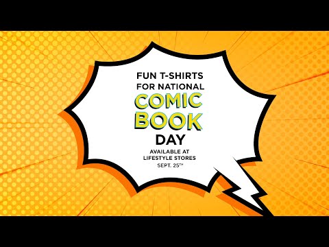 Fun T-shirts from Free Authority for National Comic Book Day