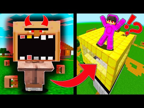 Jey Jey - CURSED VILLAGER VS Most Secure Tower | Minecraft
