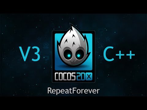 Cocos2d-x v3 C++ Tutorial 23 - RepeatForever