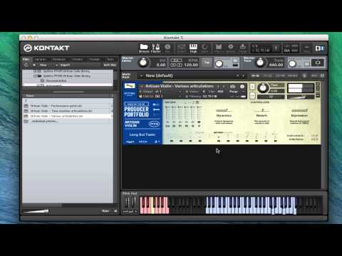 Spitfire Audio Artisan Violin Library Video #1