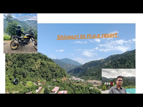 Shivpuri to h.o.a resort! Kathia village shivpuri!! Most dangerous road ! Luxury hotel!!