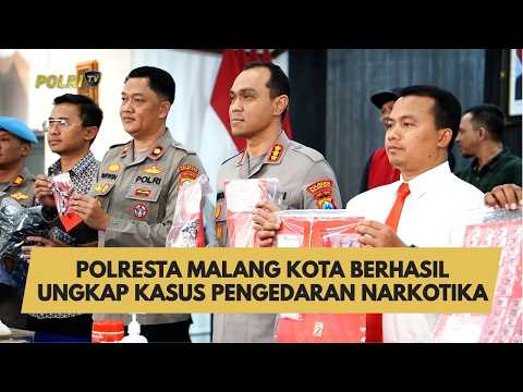 POLRESTA MALANG KOTA BERHASIL UNGKAP KASUS PENGEDARAN NARKOTIKA