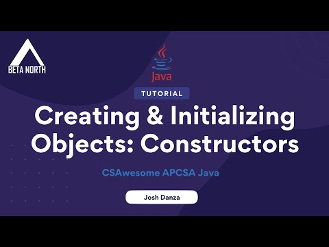 2 2 Creating Initializing Objects Constructors Csawesome Apcsa Java