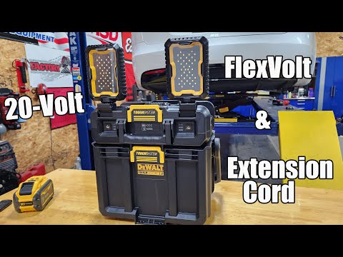 DEWALT Toughsystem 2.0 20V Adjustable Work Light with Storage Review
